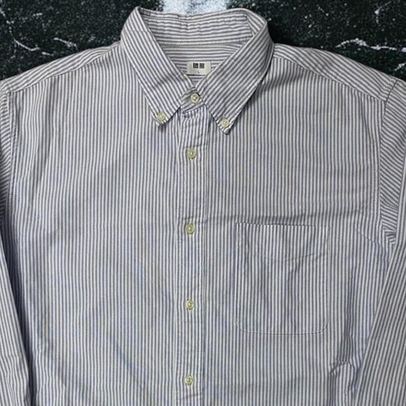 Striped Button Down Shirt Size M - Picture 4 of 4